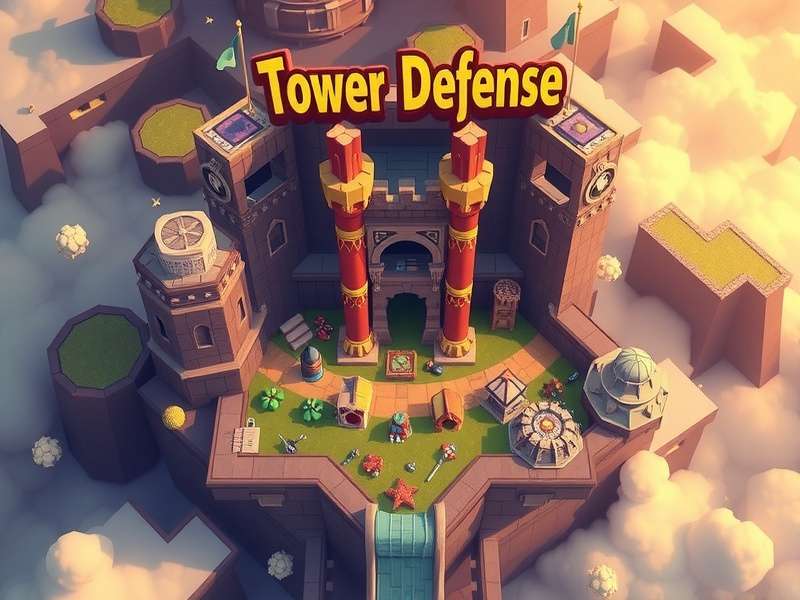 Cyber Defense 2077 futuristic city defense